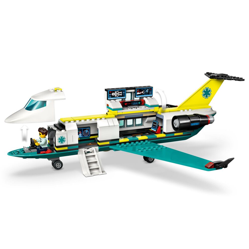 LEGO Emergency Air Ambulance Airplane Building Set, , large