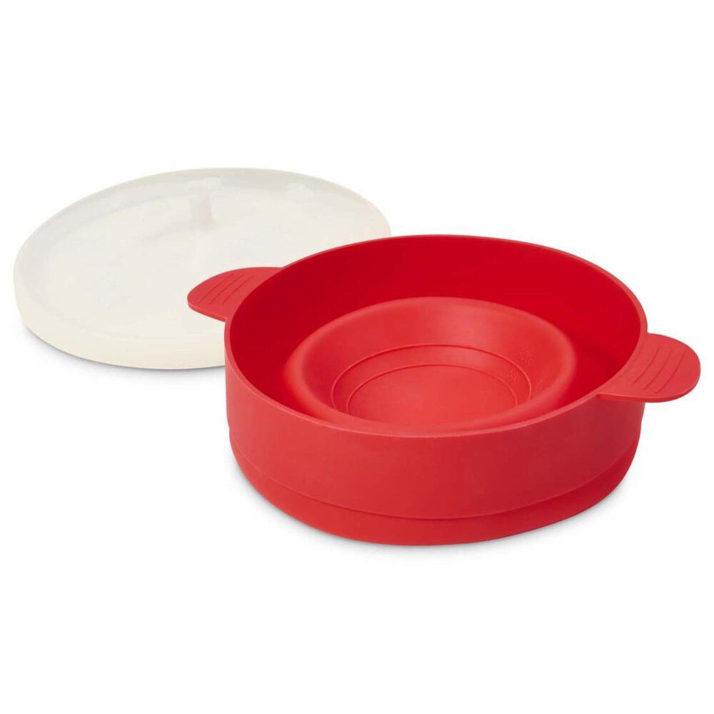 HIC Kitchen Microwave Popcorn Popper in Crimson Red, , large