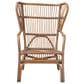 Baxton Studio Lamaria Rattan Arm Chair in Natural Brown Antique, , large