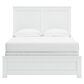 Ashley Bostwick Shoals 4-Piece Full Panel Bedroom Set in White, , large