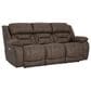 HomeStretch Skywalker Power Double Reclining Sofa in Walnut, , large