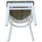 International Concepts Modern Farmhouse Solid Wood Emily 3-Piece Dining Set in White/Heather Gray, , large