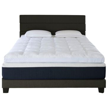 Comfort Tech 3" Foam and Fiber King Mattress Topper, , large
