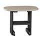 Amish Orchard Oval Outdoor Side Table in Black, , large