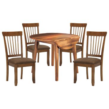 Ashley Berringer 5-Piece Dining Set in Rustic Brown, , large
