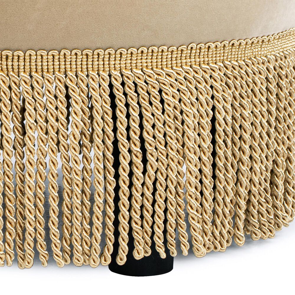 Jennifer Taylor Home Edward Pouf in Fawn Brown, , large