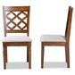 Baxton Studio Ramiro Side Chair in Walnut Brown (Set of 2), , large