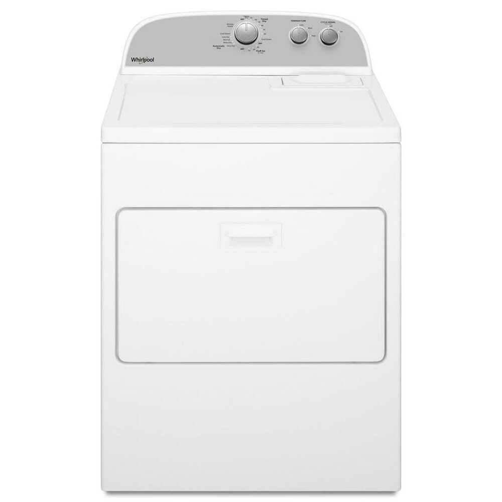 Whirlpool 3.9 Cu. Ft. Top Load Washer and a 7 Cu. Ft. Electric Dryer in White, , large