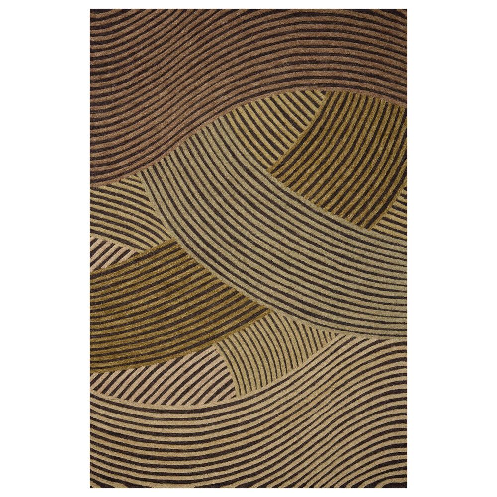 Loloi Madi Espresso and Multicolor 8"6" x 11"6" Area Rug, , large