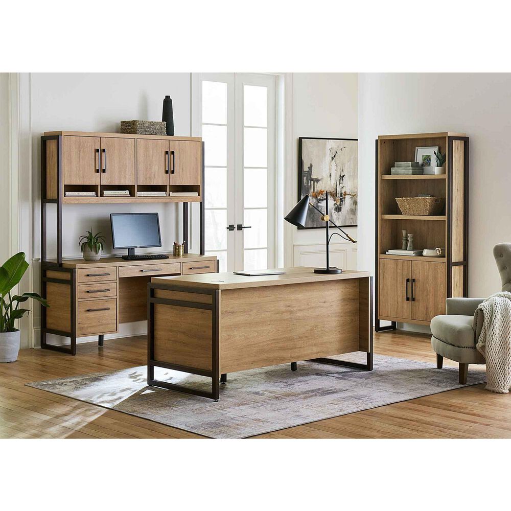 Wycliff Bay Mason Credenza with Hutch in Monarca and Black, , large
