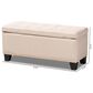Baxton Studio Fera Storage Ottoman in Beige, , large