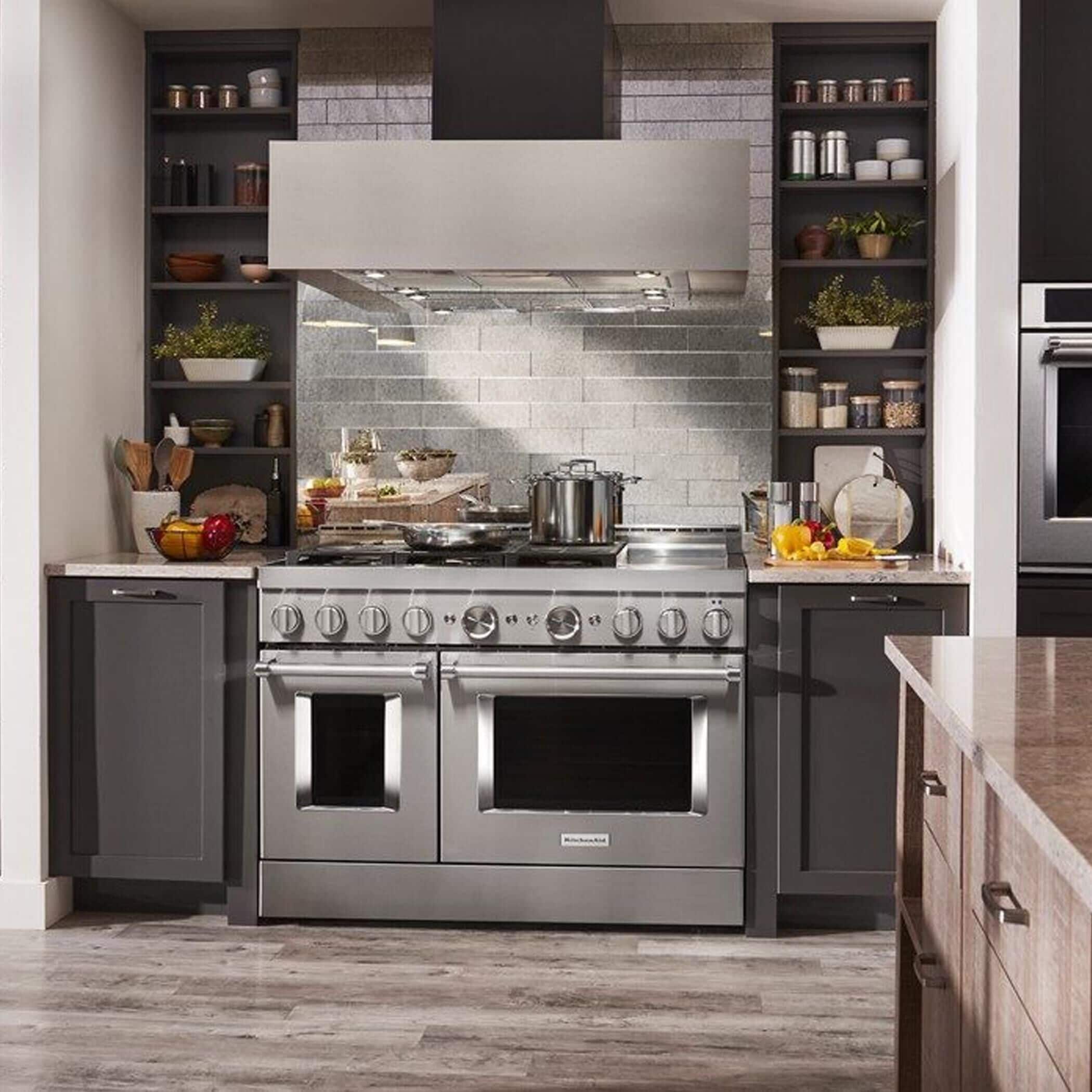 kitchenaid 48 inch gas range top