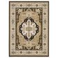 Oriental Weavers Acacia ACA08 Tan and Black 7"10" x 10"10" Area Rug, , large
