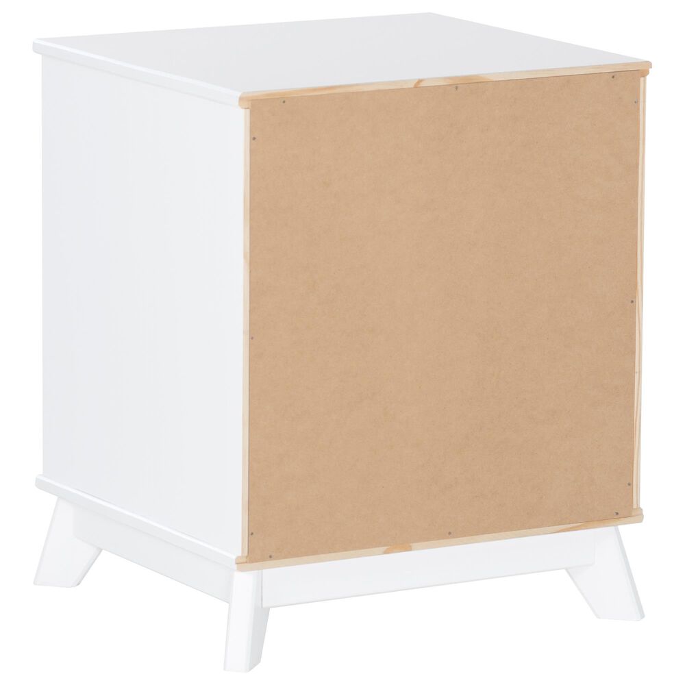 Linon Home Decor Polly 2-Drawer Nightstand in White, , large