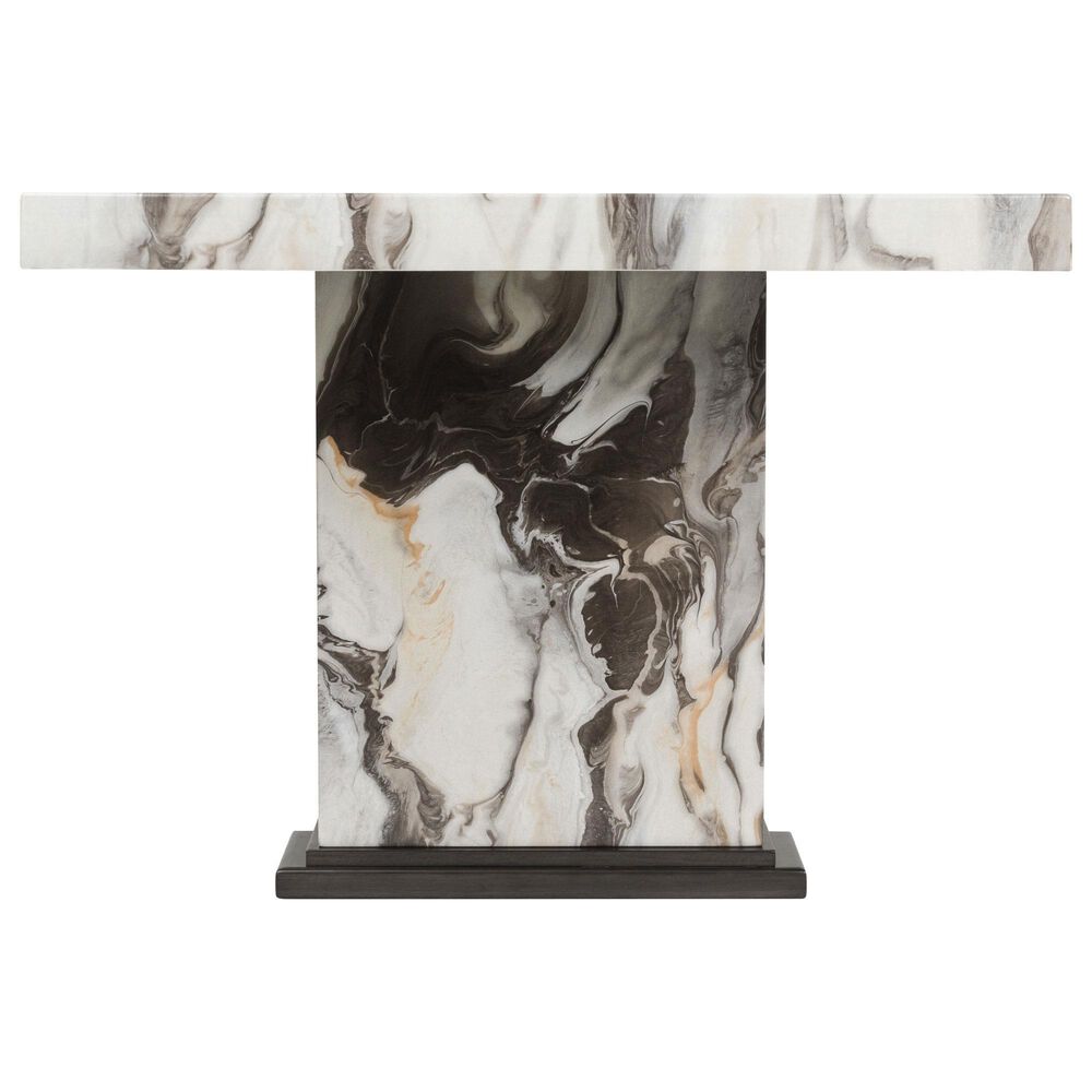 Ashley Jeshina 7-Piece Rectangular Dining Set in White, Dark Brown, Beige, , large