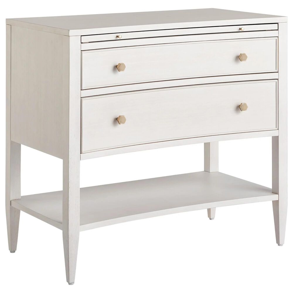 Furniture Worldwide Love Joy Bliss Chelsea Nightstand in Alabaster, , large