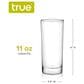 True 11 Oz Highball Cocktail Glasses in Clear (Set of 4), , large