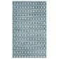 Safavieh Montauk Southwestern 6" x 9" Turquoise and Multicolor Area Rug, , large