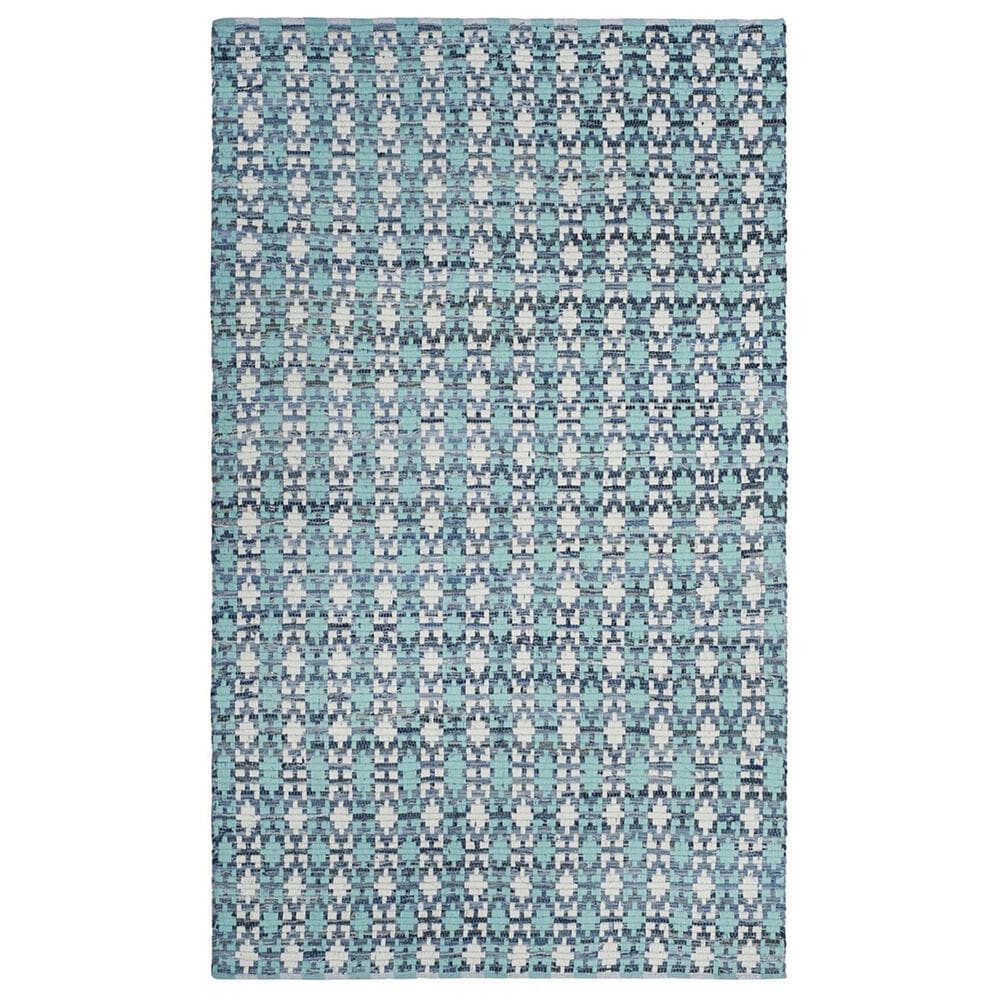 Safavieh Montauk Southwestern 6" x 9" Turquoise and Multicolor Area Rug, , large