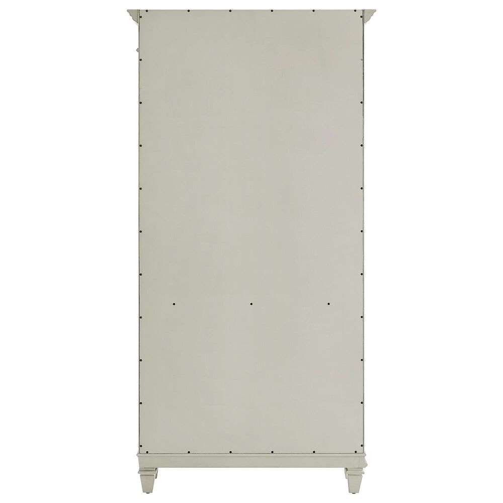 Wycliff Bay Hartford 3-Piece L-Shaped Desk with Bookcase Set in Antique White and Gray, , large