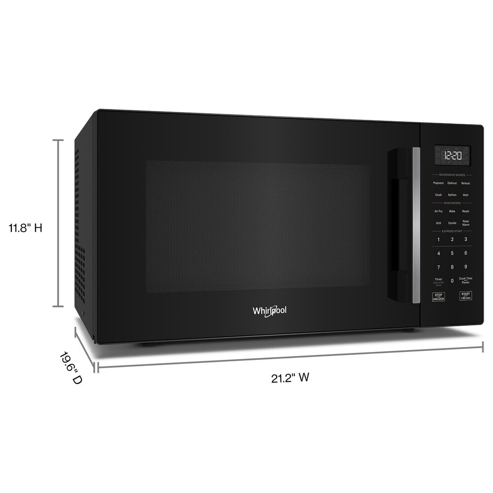 Whirlpool 1.0 Cu. Ft. Countertop Microwave with Air Fry in Black, , large