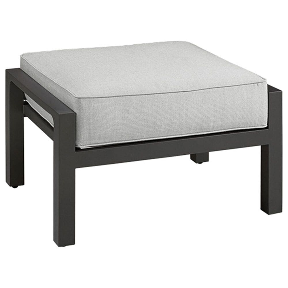 Slate and Company Casselberry Outdoor Ottoman in Lifeguard Dove, , large