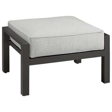 Slate and Company Casselberry Outdoor Ottoman in Lifeguard Dove, , large