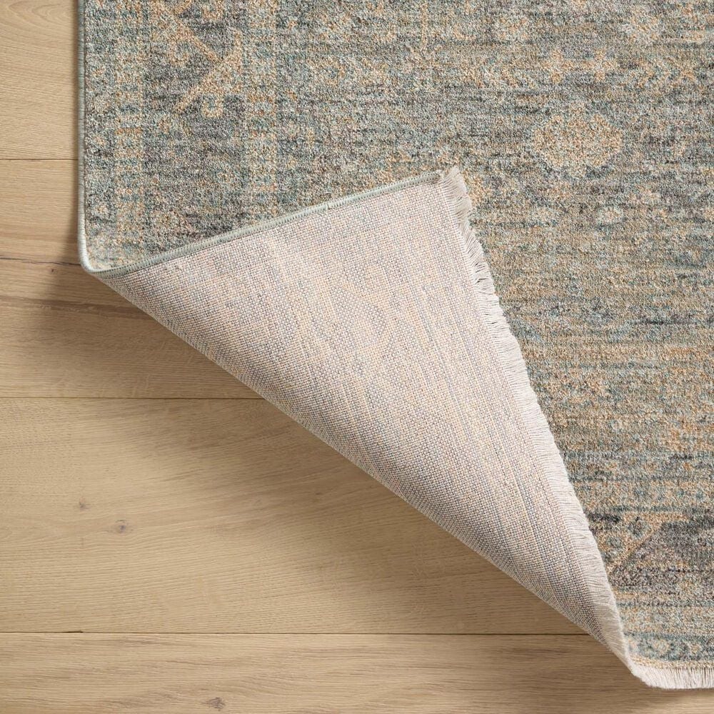 Angela Rose Blake 4&#39; x 5&#39;7&quot; Sky and Beige Area Rug, , large