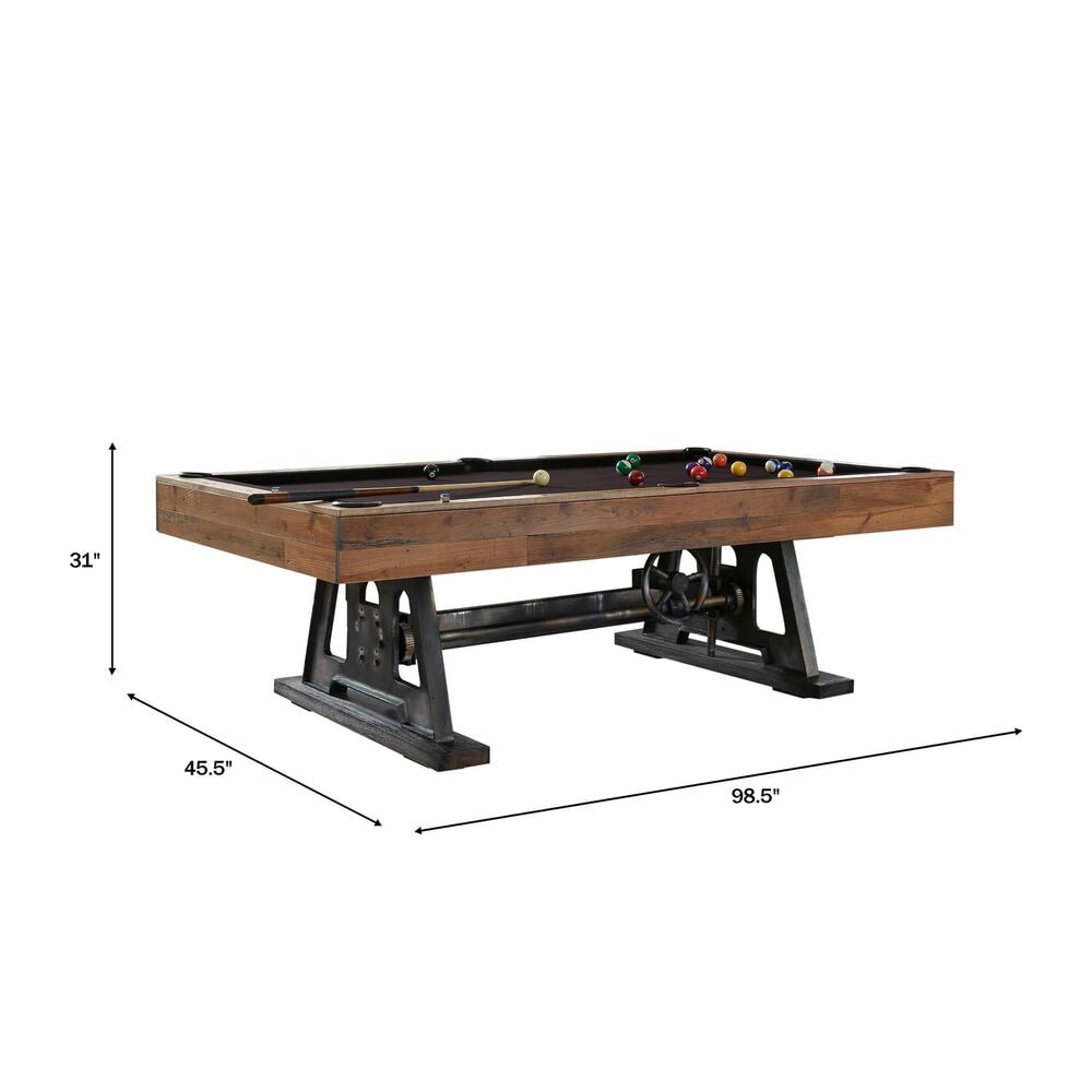 IMPERIAL Davinci Pool Table in Reclaimed Wood, , large