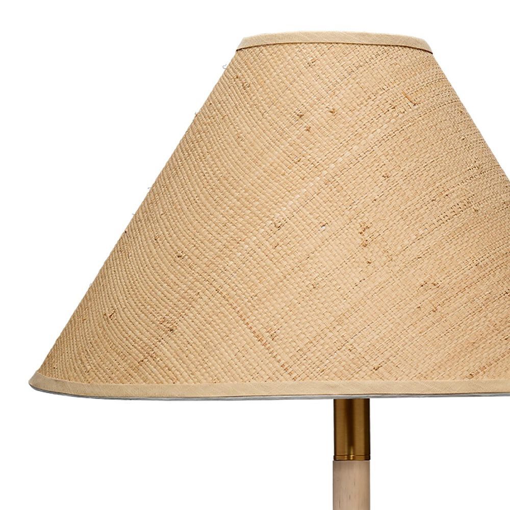 Splendor Living Warrenton Table Lamp in Natural and Antique Brass, , large
