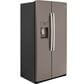 GE Appliances 21.8 Cu. Ft. Counter Depth Side by Side Refrigerator in Slate, , large