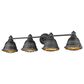 Golden Lighting Bartlett 4-Light Bath Vanity in Black Patina, , large
