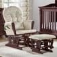 Suite Bebe Memphis Glider and Ottoman with Beige Cushion in Espresso, , large
