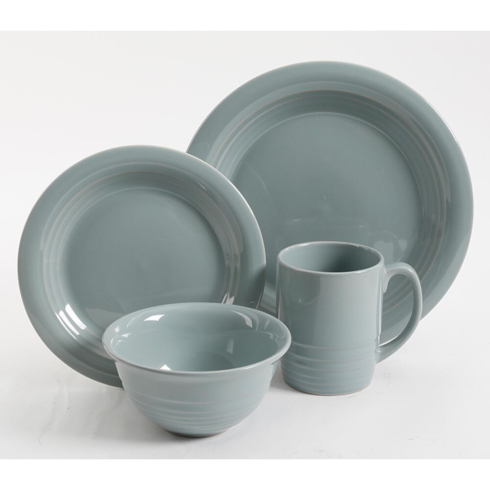 Martha Stewart Everyday Ralston 16-Piece Dinnerware Set in Blue | Nebraska  Furniture Mart