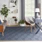 Nourison Versatile 7" x 10" Navy Blue Indoor/Outdoor Area Rug, , large