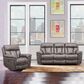 Blue River Estelle 2-Piece Power Reclining Sofa Set in Gunmetal, , large