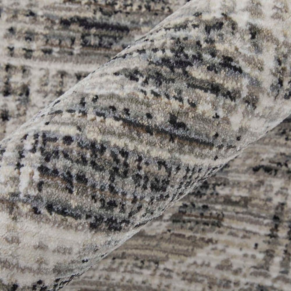 Feizy Rugs Sonora Gray and Ivory 6&#39;7&quot; x 9&#39;6&quot; Area Rug, , large