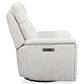 Flexsteel Refined Power Swivel Gliding Recliner with Power Headrest and Lumbar in Pearl, , large