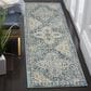 Safavieh Evoke EVK274C 2"2" x 11" Light Blue and Ivory Runner, , large