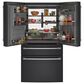 Cafe 22.3 Cu. Ft. 4-Door French Door Refrigerator in Matte Black, , large