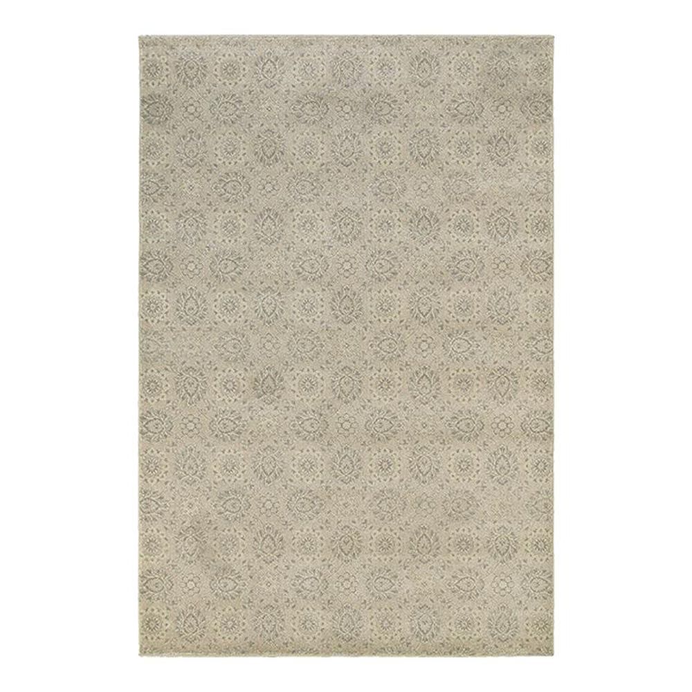 Oriental Weavers Richmond 214Z 7"10" Round Tan Area Rug, , large