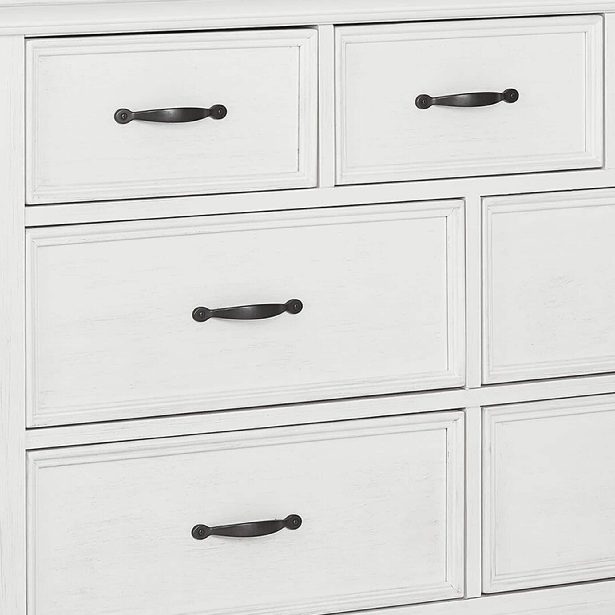 Evolur weathered discount white dresser