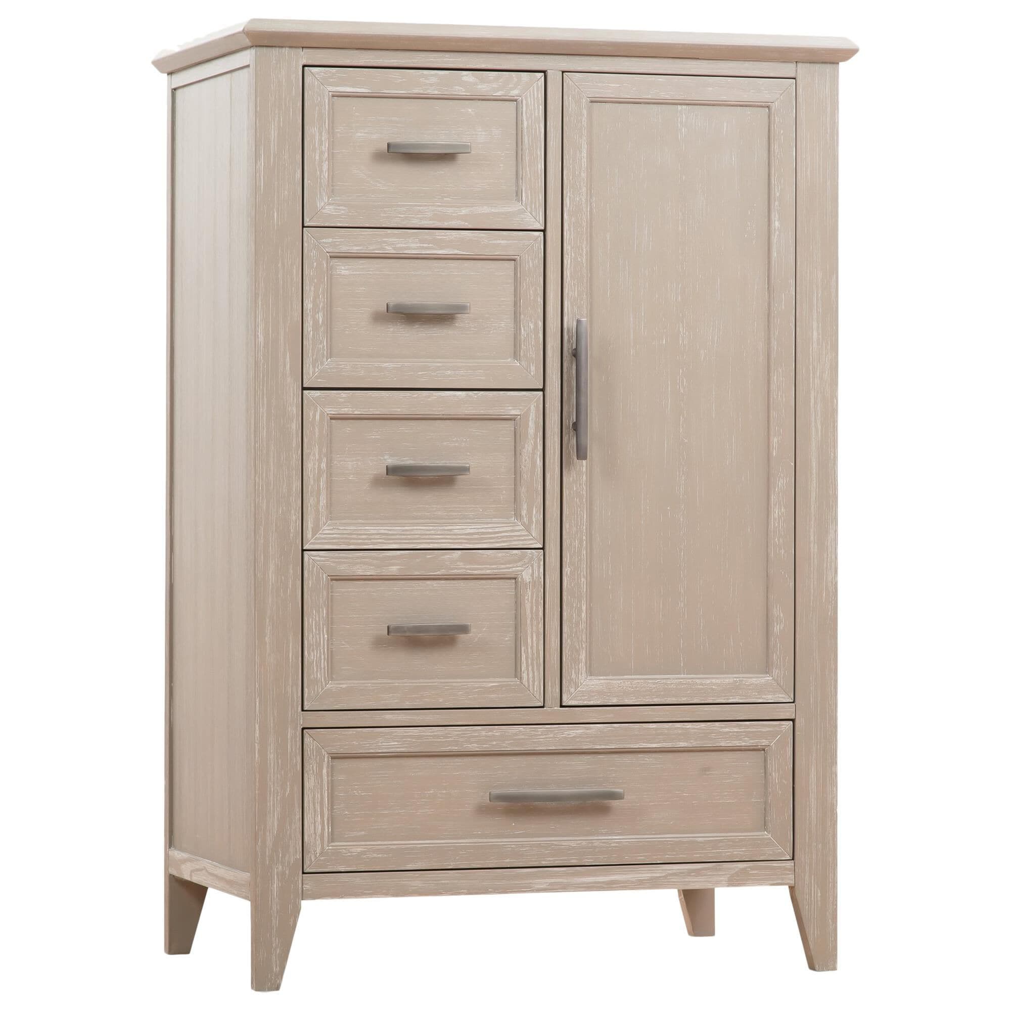 Franklin Ben Beckett 5 Drawer Chifforobe in Sandbar