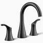 Kohler Simplice Widespread Bathroom Sink Faucet in Matte Black, , large