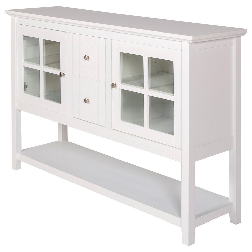 Walker Edison 52&quot; TV Stand in White, , large