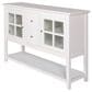 Walker Edison 52" TV Stand in White, , large