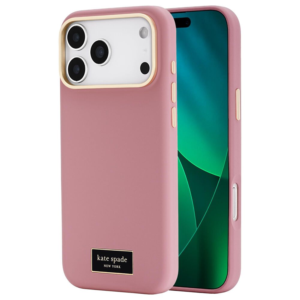 Kate Spade Silicone MagSafe Case for Apple iPhone 17 Pro Max in Icon Dusk Rose, , large