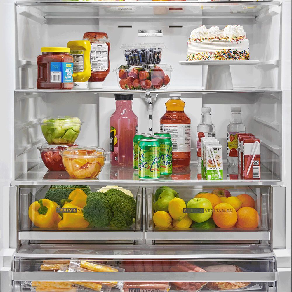 Whirlpool 29.58 Cu. Ft. Freestanding French Door Bottom Mount Refrigerator in Fingerprint Resistant Stainless Steel, , large