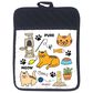 1 Brilliant Gift Wander Pets Orange Tabby Pot Holder in White, , large