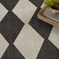 Nourison Positano Geometric Black 9" x 12" Indoor/Outdoor Area Rug, , large